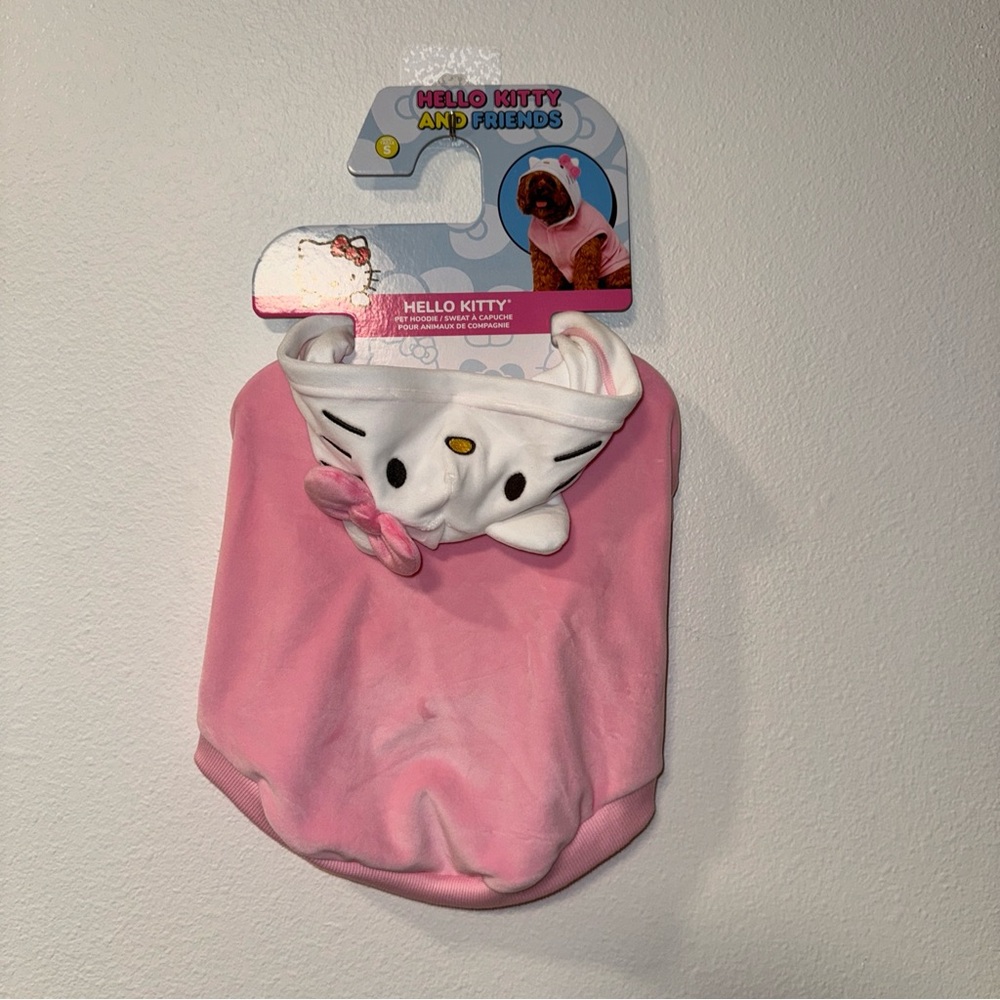 Pet clothes dog hooded Hello Kitty disguise Sanrio Small size NEW